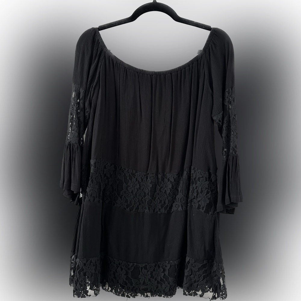 Free people off the shoulder dress.